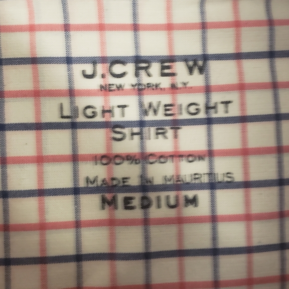 Men's J. Crew Long Sleeve Lightweight Button Down Casual Shirt - Picture 2 of 3
